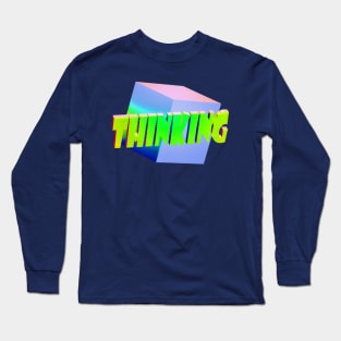 Thinking Outside the Box Colorful 4 Long Sleeve T-Shirt